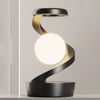 Aluminum Alloy Decompression Hypnosis Rotary Gyro Fingertip Kinetic Levitating Spinner RGB Ball Lamp with Wireless Phone Charger